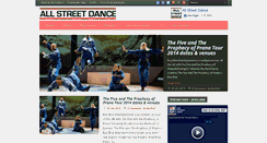 Desktop Screenshot of allstreetdance.co.uk