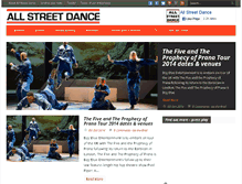 Tablet Screenshot of allstreetdance.co.uk